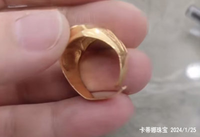 自己买黄金打成黄金戒指，真的划算！